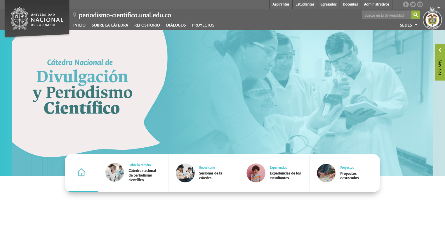 Screenshot 2023-11-14 at 14-23-53 Cátedra Nacional de Periodismo Científico Facultad de Medicina Universidad Nacional de Colombia